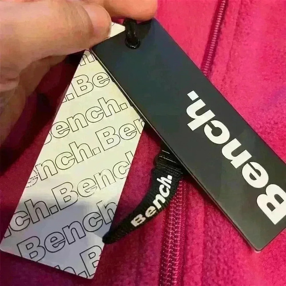 Bench Women's Purple Asymmetric Zip-Up Microfleece Jacket Size M - Picture 4 of 11